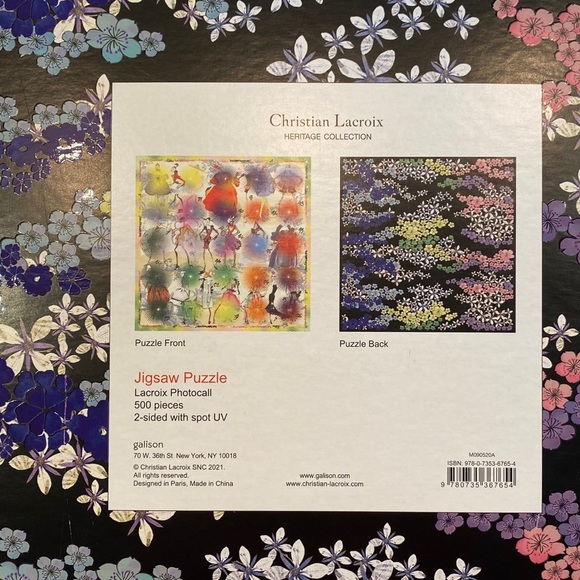 Double Sided 500 Piece Jigsaw Puzzle, *NEW* Christian Lacroix Photocall - Picture 2 of 6